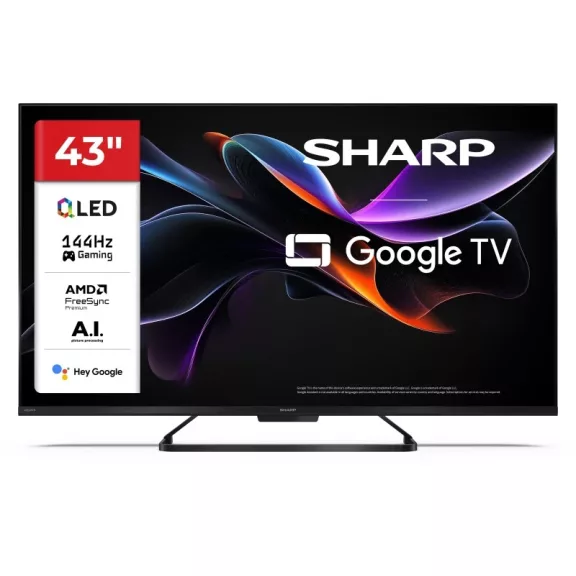 SHARP 43HR7265E 108cm-es 4K UHD 144Hz QLED Google TV SHARP 43HR7265E 108cm-es 4K UHD 144Hz QLED Google TV