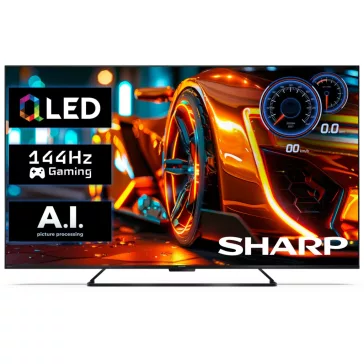 SHARP 65HR7265E 164cm-es 4K UHD 144Hz QLED Google TV
