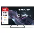 SHARP 43HP6265E 108cm-es 4K Ultra HD QLED Google TV