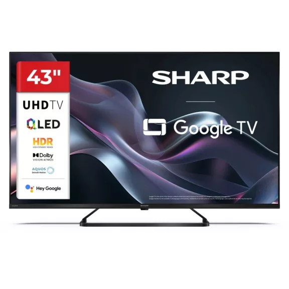 SHARP 43HP6265E 108cm-es 4K Ultra HD QLED Google TV SHARP 43HP6265E 108cm-es 4K Ultra HD QLED Google TV