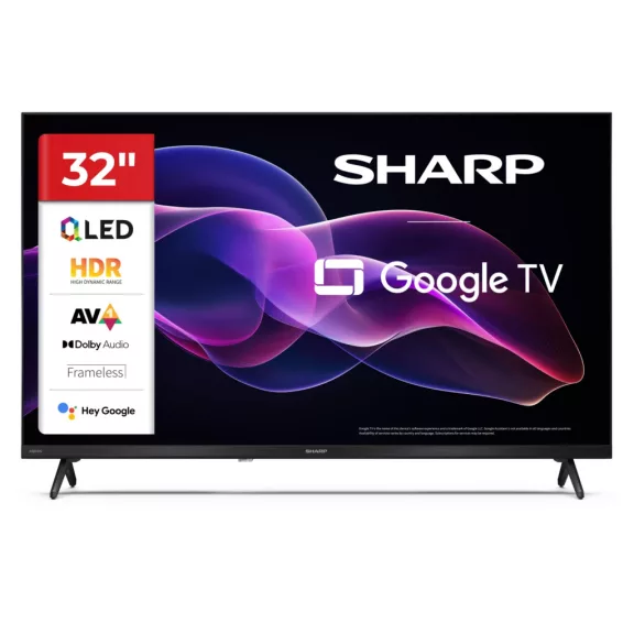 SHARP 32HF3265E 80cm-es HD Ready QLED Google TV SHARP 32HF3265E 80cm-es HD Ready QLED Google TV
