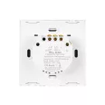   BLOW Tuya WiFi intelligens redőnyvezérlő üveg érintőkapcsoló – 600W, fehér