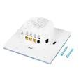   BLOW Tuya WiFi intelligens redőnyvezérlő üveg érintőkapcsoló – 600W, fehér
