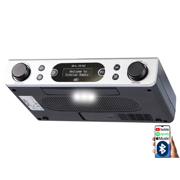   BLOW RK2 konyhai rádió FM/DAB+ digitális rádió LCD kijelzővel
