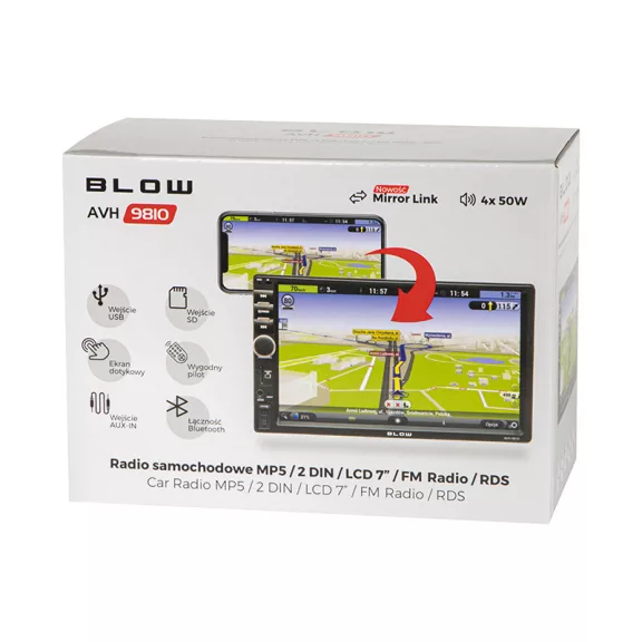 BLOW AVH-9810 2DIN 7" autórádió - zoppo.hu