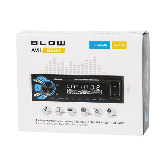BLOW AVH-8602 MP3/USB/microSD/Bluetooth autórádió - zoppo.hu