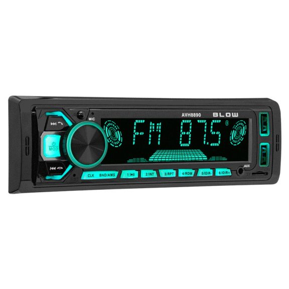 BLOW AVH-8890 RDS APP RGB MP3/USB/microSD/Bluetooth autórádió - zoppo.hu