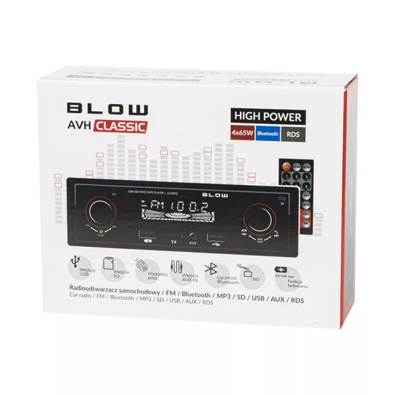 BLOW AVH CLASSIC RDS MP3/USB/microSD/Bluetooth autórádió - zoppo.hu