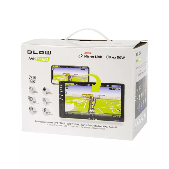 BLOW AVH-9920 2DIN 7" GPS Android autórádió - zoppo.hu