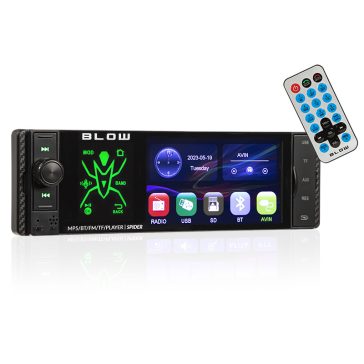 BLOW SPIDER 4" RDS RGB MP5/USB/microSD/Bluetooth autórádió - zoppo.hu