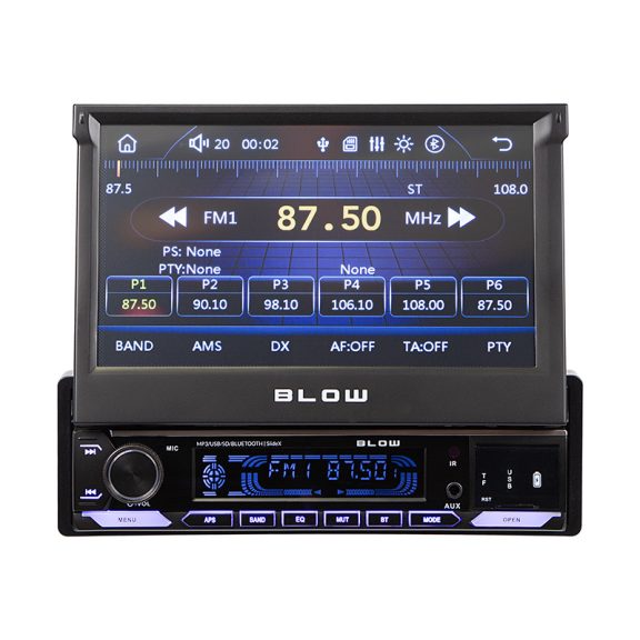 BLOW SlideX RDS/MP3/USB/microSD/Bluetooth autórádió - zoppo.hu