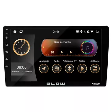 BLOW AVH-9991 1DIN 9" Android/WiFi/GPS/CarPlay autórádió - zoppo.hu