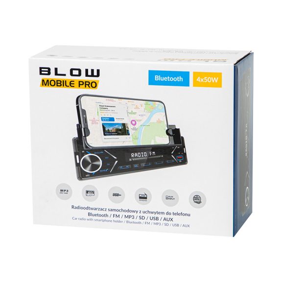 BLOW MOBILE PRO 1DIN autórádió okostelefon tartóval - zoppo.hu