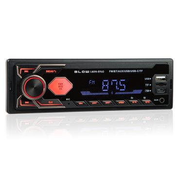 BLOW AVH-8960 RDS MP3/USB/microSD/Bluetooth + USB-C autórádió - zoppo.hu