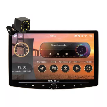 BLOW CP01 1DIN 10 hüvelykes Android/WiFi/GPS/CarPlay autórádió forgatható kijelző - zoppo.hu