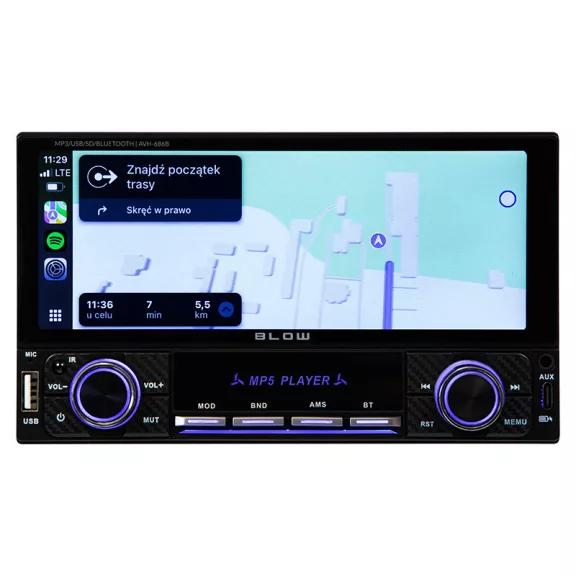 BLOW AVH-686B RDS MP3/USB/microSD/Bluetooth autórádió - zoppo.hu