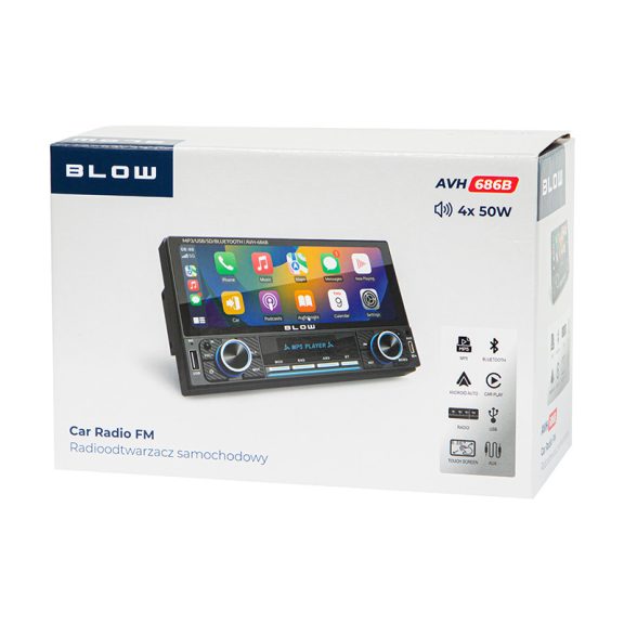 BLOW AVH-686B RDS MP3/USB/microSD/Bluetooth autórádió - zoppo.hu