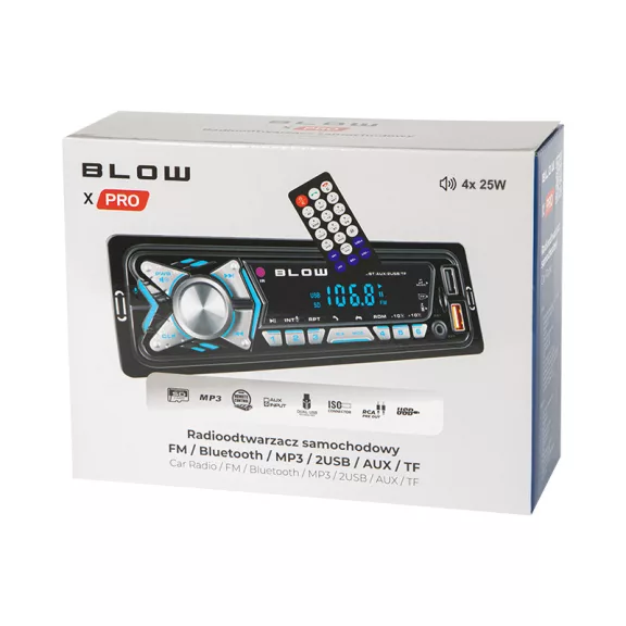 BLOW X-PRO MP3/USB/micro USB/Bluetooth autórádió - zoppo.hu