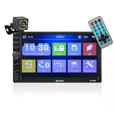 BLUETEC BC9000 2DIN 7" autórádió + tolató kamera - zoppo.hu
