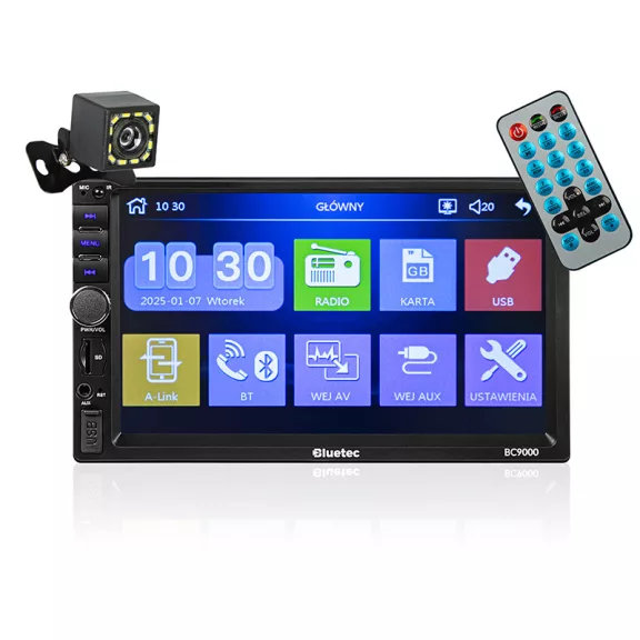 BLUETEC BC9000 2DIN 7" autórádió + tolató kamera - zoppo.hu BLUETEC BC9000 2DIN 7" autórádió + tolató kamera - zoppo.hu