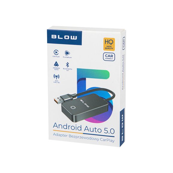 BLOW CarPlay/Android Auto 5.0 univerzális vezeték nélküli adapter autórádió - zoppo.hu