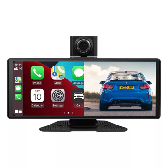 BLOW CarPlay 5.0 vezeték nélküli multimédiás állomás 10,26" kijelzővel, menetrögzítővel és tolatókamerával - zoppo.hu