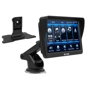   BLOW CarPlay 5.0 7" vezeték nélküli multimédiás állomás Android Auto és MirrorLink támogatással autórádióhoz