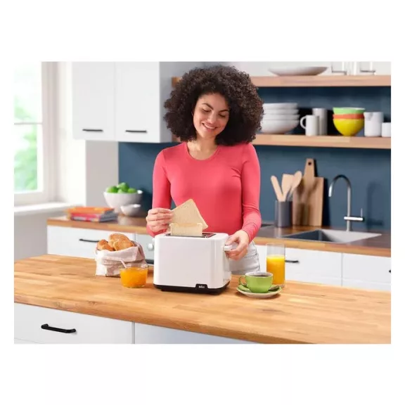 Braun HT1010WH kenyérpirító, fehér Braun HT1010WH kenyérpirító, fehér