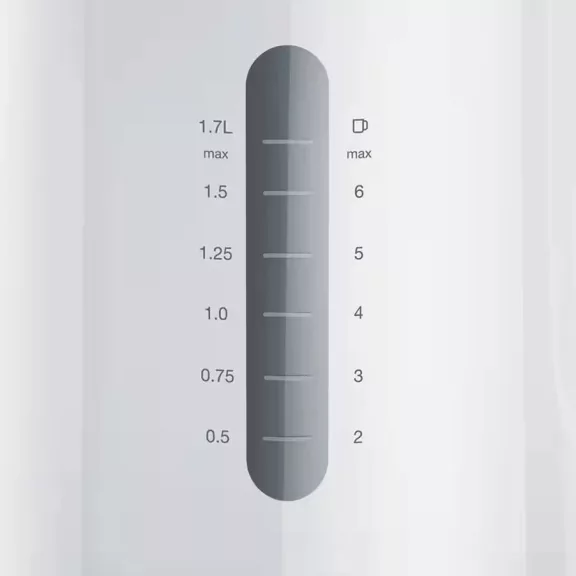 Braun WK1100WH vízforraló, fehér Braun WK1100WH vízforraló, fehér