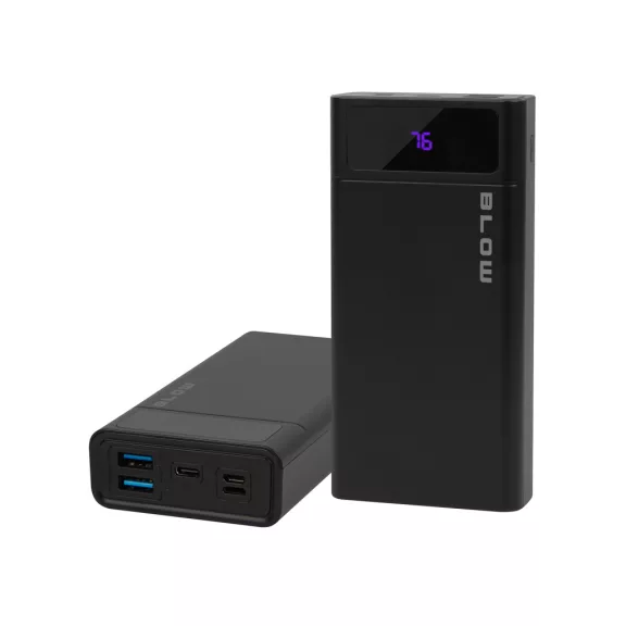 BLOW PB20E 20000 mAh QC/PD 22,5 W powerbank Lightning bemenettel fekete - zoppo.hu BLOW PB20E 20000 mAh QC/PD 22,5 W powerbank Lightning bemenettel fekete - zoppo.hu