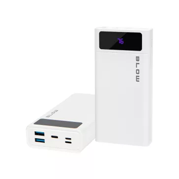 BLOW PB20E 20000 mAh QC/PD 22,5 W powerbank Lightning bemenettel fehér - zoppo.hu