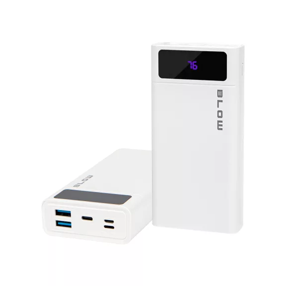 BLOW PB20E 20000 mAh QC/PD 22,5 W powerbank Lightning bemenettel fehér - zoppo.hu BLOW PB20E 20000 mAh QC/PD 22,5 W powerbank Lightning bemenettel fehér - zoppo.hu
