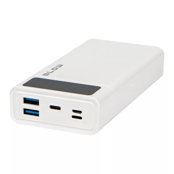 BLOW PB20E 20000 mAh QC/PD 22,5 W powerbank Lightning bemenettel fehér - zoppo.hu BLOW PB20E 20000 mAh QC/PD 22,5 W powerbank Lightning bemenettel fehér - zoppo.hu