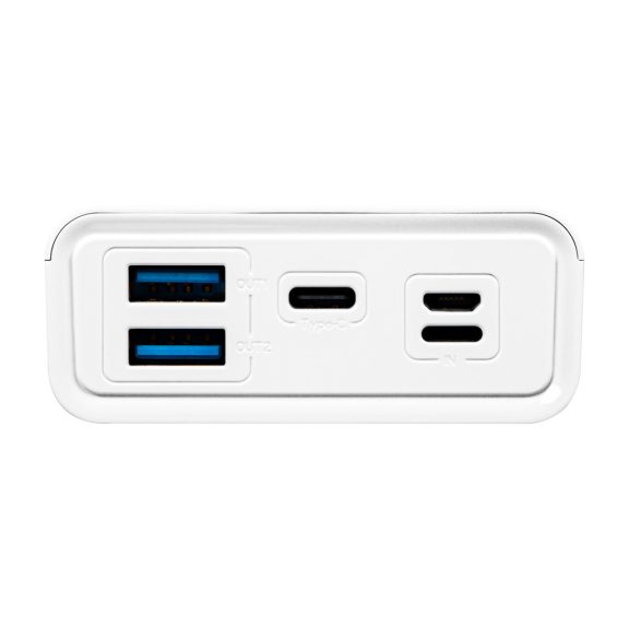 BLOW PB20E 20000 mAh QC/PD 22,5 W powerbank Lightning bemenettel fehér - zoppo.hu