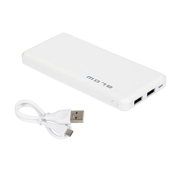 BLOW PB10A 10000 mAh powerbank fehér - zoppo.hu