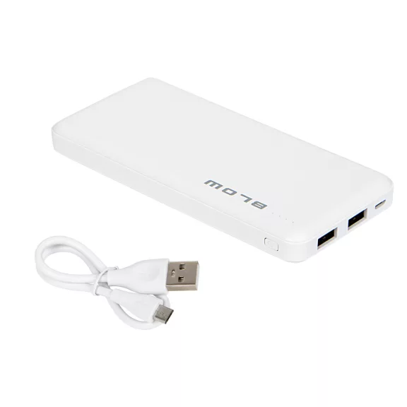 BLOW PB10A 10000 mAh powerbank fehér - zoppo.hu BLOW PB10A 10000 mAh powerbank fehér - zoppo.hu