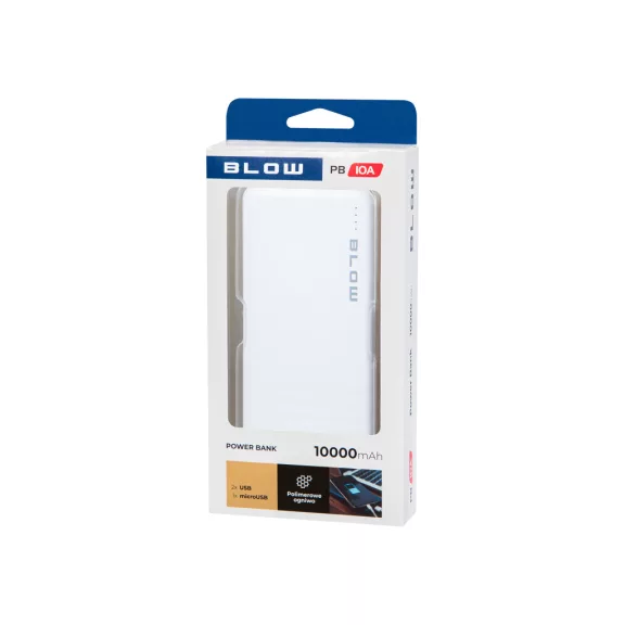 BLOW PB10A 10000 mAh powerbank fehér - zoppo.hu BLOW PB10A 10000 mAh powerbank fehér - zoppo.hu