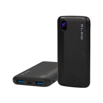 BLOW PB10B 10000 mAh QC/PD 22,5 W powerbank fekete - zoppo.hu