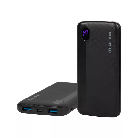 BLOW PB10B 10000 mAh QC/PD 22,5 W powerbank fekete - zoppo.hu BLOW PB10B 10000 mAh QC/PD 22,5 W powerbank fekete - zoppo.hu
