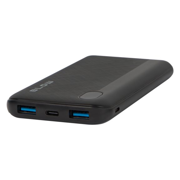 BLOW PB10B 10000 mAh QC/PD 22,5 W powerbank fekete - zoppo.hu
