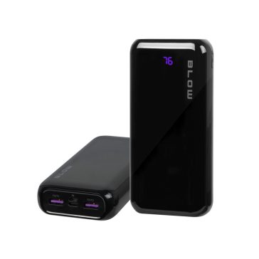 BLOW PB20F 20000 mAh PD/QC 22,5 W powerbank fekete - zoppo.hu