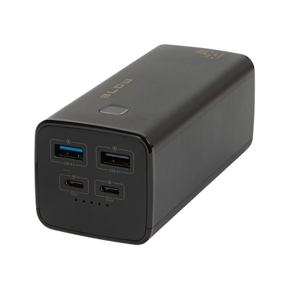 BLOW PB20G 20000 mAh PD 65 W laptop powerbank fekete - zoppo.hu