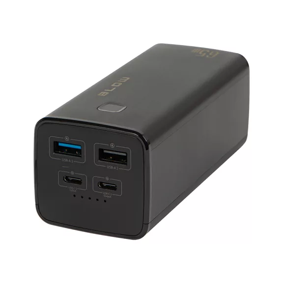BLOW PB20G 20000 mAh PD 65 W laptop powerbank fekete - zoppo.hu BLOW PB20G 20000 mAh PD 65 W laptop powerbank fekete - zoppo.hu