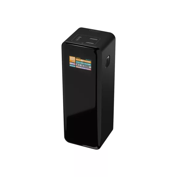 BLOW AIR99.9 27000 mAh PD 140 W LCD laptop powerbank fekete - zoppo.hu