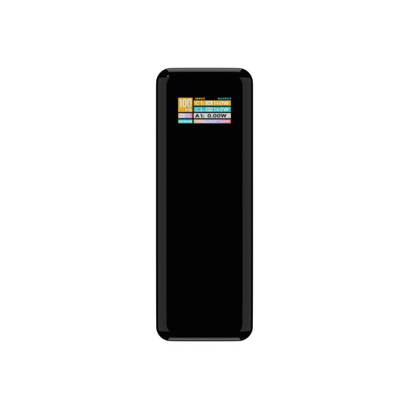 BLOW AIR99.9 27000 mAh PD 140 W LCD laptop powerbank fekete - zoppo.hu
