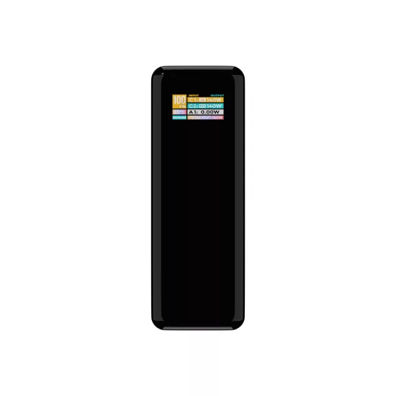 BLOW AIR99.9 27000 mAh PD 140 W LCD laptop powerbank fekete - zoppo.hu