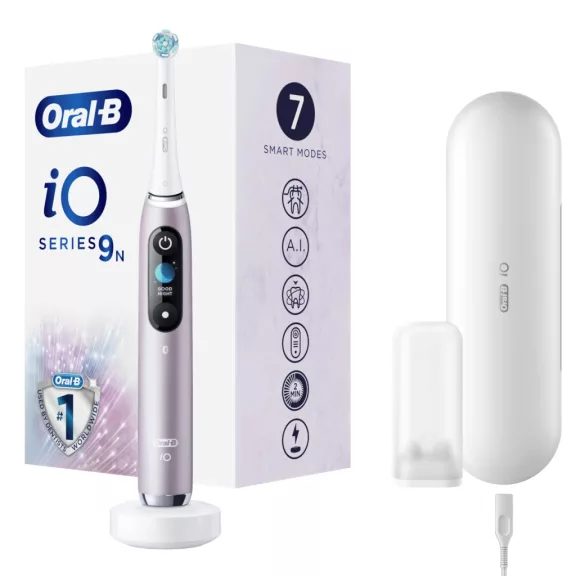 Oral-B iO9 Rose Quartz elektromos fogkefe Oral-B iO9 Rose Quartz elektromos fogkefe