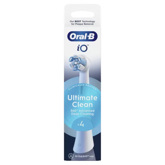 Oral-B iO fogkefefej Ultimate Clean fehér 4 db Oral-B iO fogkefefej Ultimate Clean fehér 4 db