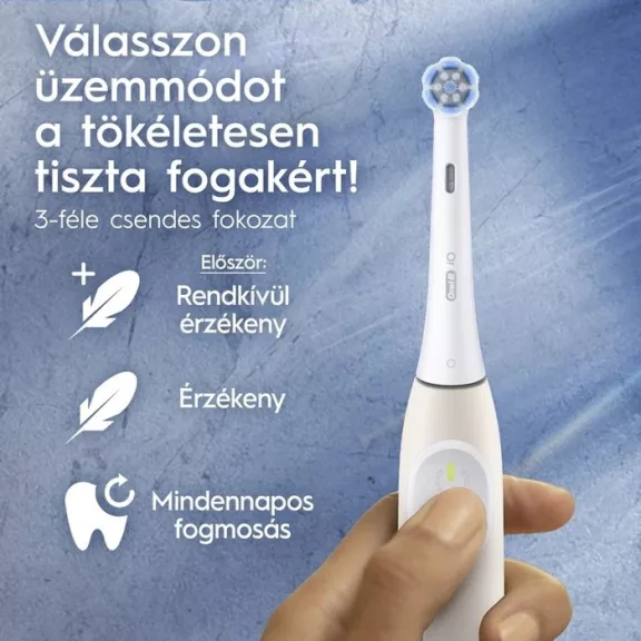 Oral-B iO2 elektromos fogkefe Calm Pink, világos rózsaszín Oral-B iO2 elektromos fogkefe Calm Pink, világos rózsaszín
