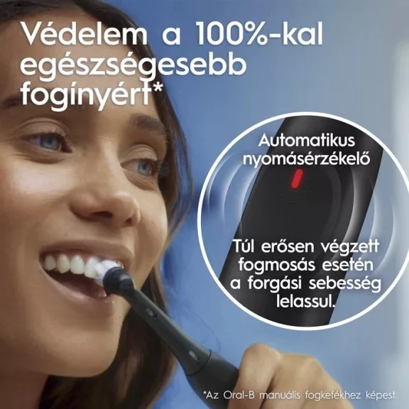 Oral-B iO2 elektromos fogkefe, Night Black, éjfekete Oral-B iO2 elektromos fogkefe, Night Black, éjfekete